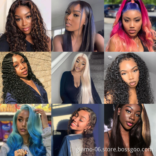 Kinky Straight 250 Density Full Lace Wigs Brazilian Pre Plucked Full Lace Human Hair Wigs With Baby Hair